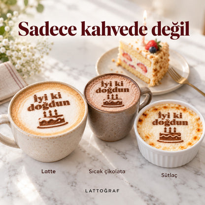 galeri-b · Sadece kahvede değil: latte, sıcak çikolata, sütlaç