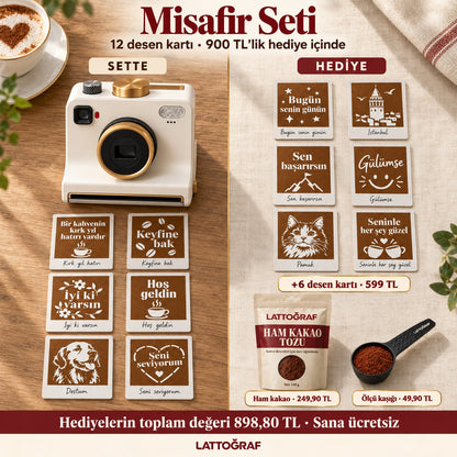 galeri-b · Misafir Seti: 12 desen kartı, 900 TL'lik hediye içinde